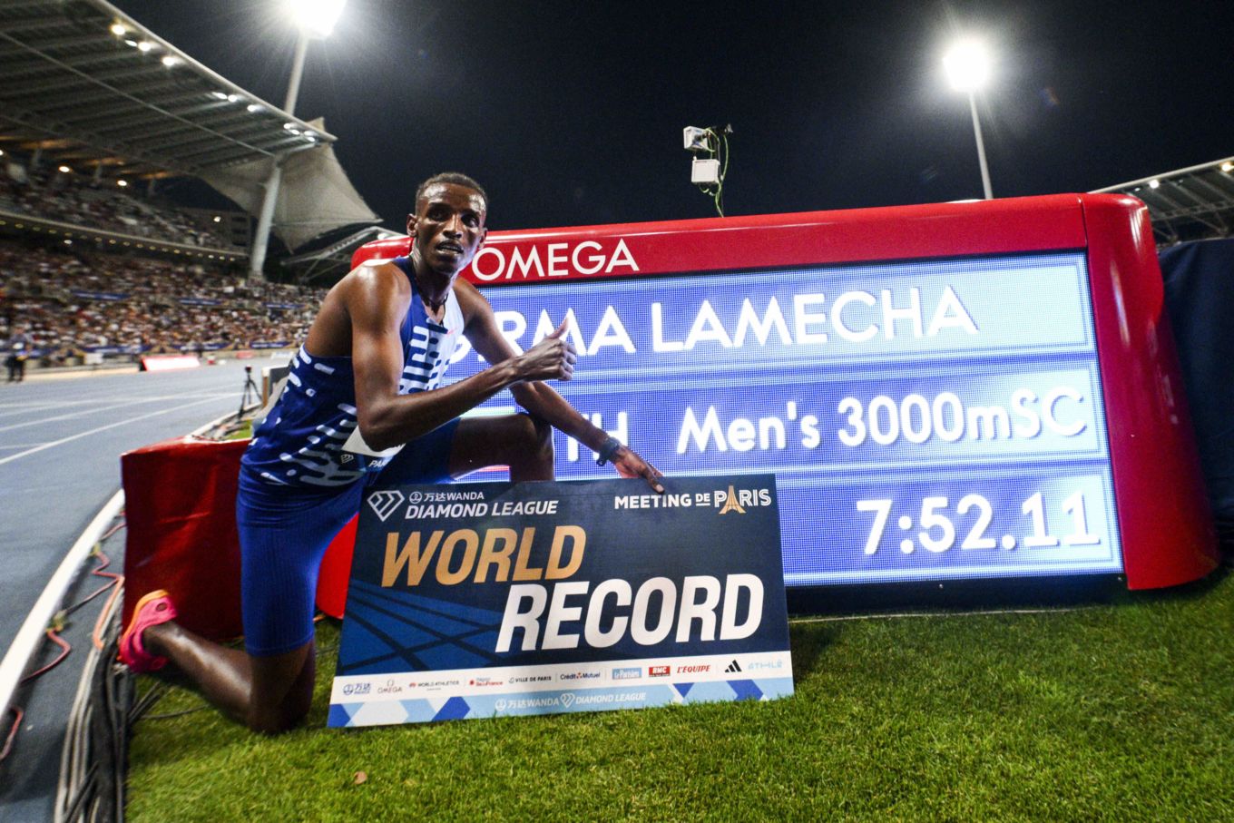 Diamond League LaufsportSternstunde in Paris Faith Kipyegon bricht