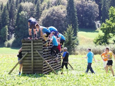 Beim X-treme Battle Heroldstatt wird auch geklettert
