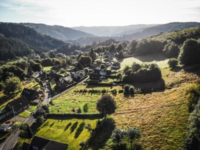 So sieht die Strecke vom Monschau Marathon von oben aus