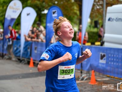 Alles geben beim Nibelungenlauf