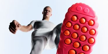 Der Nike Mind an den Füßen von Fußball-Star Erling Haaland