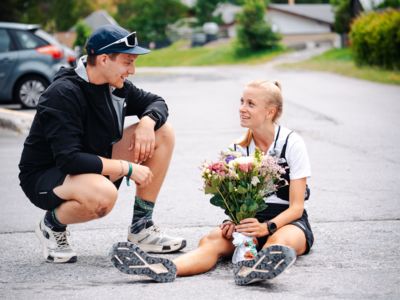 Ida-Sophie Hegemanns nach ihrer FNT auf dem Karwendel-Höhenweg