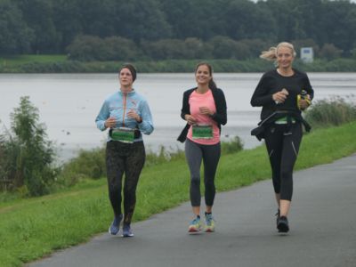 Zusammen machts beim Werderseelauf am meisten Spaß