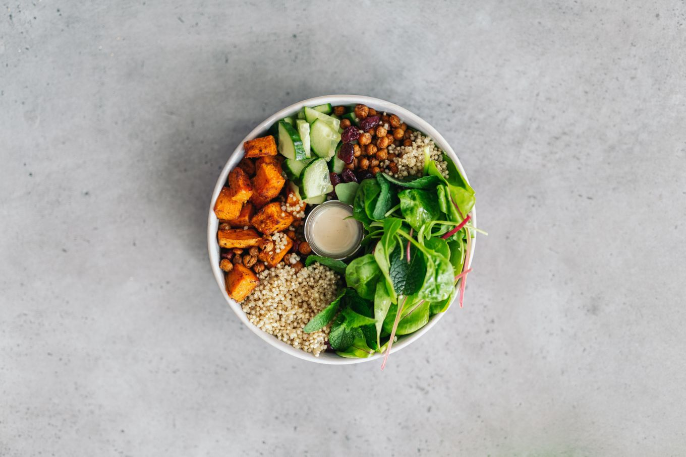 Bowl zum Text Blutzuckermessung beim Laufen.