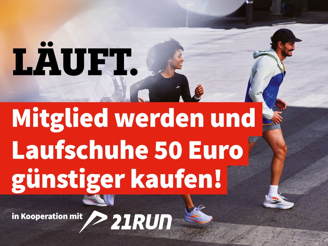 Beste Laufschuhe: 50 Euro beim Kauf sparen