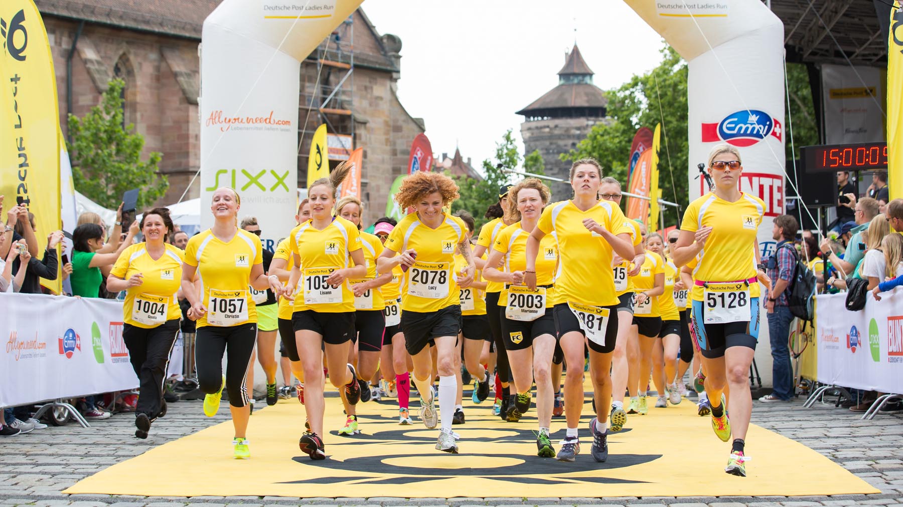 Die Bilder vom Deutsche Post Ladies-Run in Nürnberg Die Bilder vom Deutsche Post Ladies-Run in Nürnberg