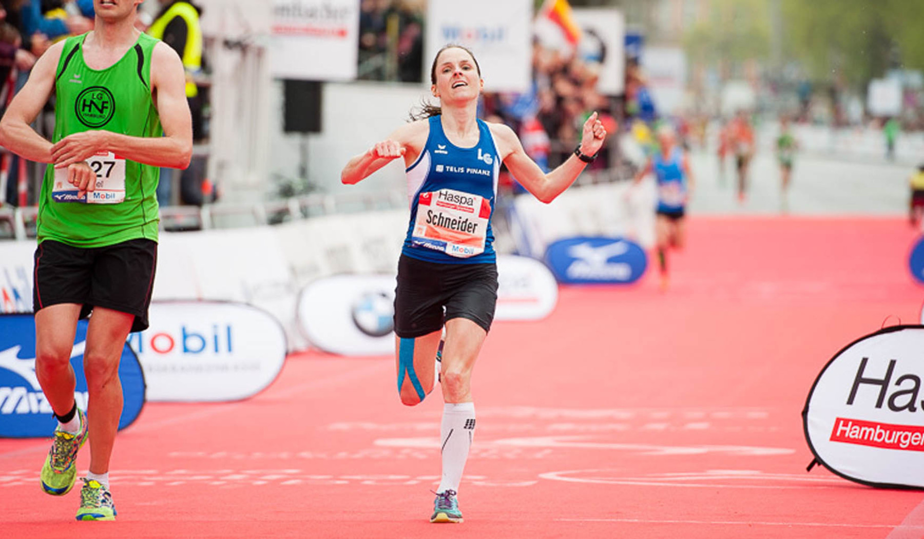 Anja Scherl „Freizeitläuferin“ mit OlympiaChance Laufen.de