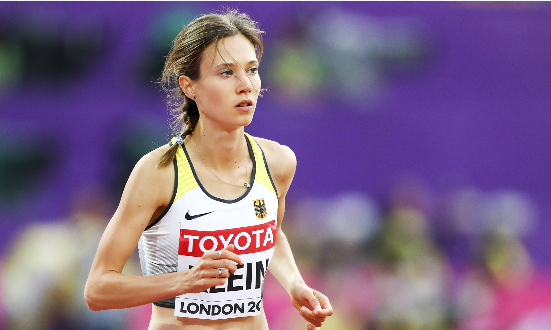 WM Hanna Klein im Finale über 1500 Meter Laufen.de